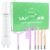 High Frequency Facial Wand – UUPAS Portable High Frequency Facial Machine with 6 Pcs Different Tubes（Orange & Purple）