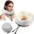 Thickened Travel Neck Pillow for Airplanes for Women, Adjustable Right Amount of Height 360° Support Memory Foam Neck Pillow, Portable Plane Pillow for Sleeping