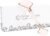 C CRYSTAL LEMON Rose Quartz Facial Roller for Face and Neck, Dual-End Natural Stone Face Roller, Cooling Massage Tool for Puffiness Appearance, Smooth Rolling Skincare Accessory