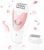 Epilator for Women,2 in 1 Hair Removal for Women Face,Rechargeable Hair Remover Device Smooth Glide Epilator for Bikini, Face, Arm, Legs, Armpits(Pink2026)