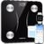 INSMART Smart Scale for Body Weight,Accurate Digital Bathroom Scale,12×12 inches Large Platform Bluetooth Body Fat Scale with BMI,16 Body Composition Weight Scale Health Monitor Analyzer with Sync APP