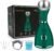 Facial Steamer-Nano Ionic Facial Steamer Warm Mist Humidifier Atomizer Sprayer Moisturizing Face Steamer Home Sauna SPA Face with 4 Piece Stainless Steel Skin Kit and Hair Band(Green)