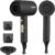 SHRATE Ionic Hair Dryer with Diffuser | Professional Blow Dryer for Curly, Frizzy & All Hair Types | Low Noise & Gentle for Sensitive Hair | Compact & Portable Design for Home, Travel, Women & Men