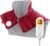 Comfytemp Heating Pad for Neck and Shoulders and Back, 2.6lb Weighted Electric Heating Pads FSA Eligible, Mothers Day Gifts for Mom Women Her, HSA Large Heated Wrap – 9 Heat Settings & 11 Timers, Red