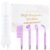 High Frequency Facial Wand – Uaike 4 in 1 Violet Portable Handheld High Frequency Facial Machine – at Home Face Skin Wand Device with 4 Pcs Purple Glass Tubes