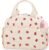 KUBYA Lunch Box for Women, Cute Strawberry Corduroy Insulated Lunch Bag Women Reusable Work Leakproof Simple Adults Large Lunch Boxes Tote Bag Men Cooler Bag
