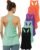 Sexy Basics Women’s Everyday Flowy Burnout Slub Racer Back Tanks | Active Workout Tops | Multi Packs & Colors