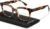 miyya Blue Light Glasses for Women & Men – Oversized UV & Blue Light Blocker Chunky Frames, Stylish Eyewear Accessories