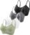 Omisy 4 Pieces V Neck Padded Bralette Cami Bra Wireless Tank Top Sports Bra with Adjustable Straps