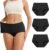 Period Underwear for Women High Waisted Leakproof Menstrual Panties Heavy Flow Absorbent Postpartum Briefs 3 Pack