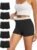 TIICHOO Period Underwear for Women Heavy Flow Leakproof Menstural Underwear Period Shorts 5 Pack