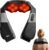 RIKE Neck Massager for Pain Relief Deep Tissue, Shiatsu Shoulder Massager with Heat, Corded Electric Back Massager with 3 Speeds, Fathers Day Gift Idea for Men Women Office, Car and Home Gym Use