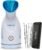 KINLITO Facial Steamer Ionic Face Steamer for Home Facial, Warm Mist Small Facial Steamer for Deep Cleaning Unclog Pores with Blackhead Remover, Aromatherapy Kit for Personal Home SPA (Blue)