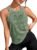 OYOANGLE Women’s Camo Print Sleeveless Workout Tank Tops Exercise Running Shirts Active Gym Yoga Tank Top