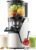 EanOruus Juicer Machines, 3-in-1 Cold Press Juicer with 6.5″ Extra Large Chute, 100oz Large Capacity, AC Motor, Makes Juice, Nut Milk & Sorbet, Bright White