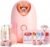 Pjordo Facial Steamer Spa Kit with 17 Skin Care Tools, Nano Ionic Face Steamer for Deep Cleaning Unclogs Pores, Warm Mist Humidifier Steamer for Face Home Sauna SPA, Self Care Gifts for Women