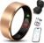 Smart Health Ring 2.0 for Women Men, Slim Scratch & Fingerprint Resistant Design, Efficient Chip Fitness Tracker, Monitors Heart, Blood Oxygen & Pressure, Sleep, Steps, Waterproof, Rose Gold 8