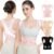 babaka Posture Corrector for Women, Invisible Lightweight Adjustable Back Brace for Upper and Lower Back Pain Relief, Hunchback, Hump, Scoliosis, Thoracic, Spine Corrector Under Clothes (Pink, Medium, Waist: 29”-35”)