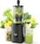 Slow Masticating Juicer Machines, Cold Press Juicer with Safety Lock & Reverse Function, 4.25″ Feed Chute for Whole Fruits & Vegetables, High Juice Yield, Black