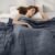 Weighted Idea Weighted Blanket for Adults (Dark Grey,48″x72″,15lbs) Cooling Breathable Heavy Blanket with Premium Glass Beads All-Season Soft Thick Blanket