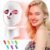 Red Light Therapy Mask for Face & Neck, Cordless LED Light Therapy Mask, Red & Infrared Light, USB-C Rechargeable, Portable for Home Working Travel Yoga Sleep