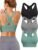 Adjustable Sports Bras for Women: 3 Pack High Support Padded Racerback Sport for Large Bust Workout Running Gym
