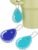 NiHome 2PCS Hydration Trackers, 3D Printed Daily Drink Water Reminder, Reusable Water Tracker for Fitness, Weight Loss, Water-Proof Cups Decor (Blue)