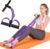 Resistance Bands with Handles, 6-Tube Elastic Pedal Resistance Band for Working Out, Durable Natural Rubber Exercise Bands, Multifunction Exercise Equipment for Abdomen, Waist, Arm, Leg Stretching