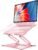 Urmust Laptop Notebook Stand Holder Adjustable Laptop Stand Portable Computer Riser Compatible with MacBook Air Pro HP Dell XPS Lenovo All Laptops 10-15.6″(Rose Gold)
