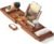 XcE Bamboo Bathtub Caddy Tray – Expandable to 41 Inches with Book Stand, Soap Holder & Anti-Slip Pads for Luxury Bath Spa, Brown