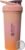 BlenderBottle Sport Sleek Shaker Cup Insulated Stainless Steel Water Bottle with Wire Whisk, 25-Ounce, Sunrise (Pink/Orange)
