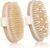 2 Pack Dry Brushing Body Brush, Natural Bristle Exfoliating Brush with Massage Nodes, for Lymphatic Drainage and Improving Skin Health and Reduces Acne