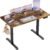 Furmax Electric Standing Desk, 45 x 24 Inches Sit Stand up Desk, Sit Stand Height Adjustable Home Office Desk with 4 Height Position Memory (Rustic Brown, 45)