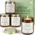 4 Pack Scented Candles Gifts for Women: 28oz Natural Soy Candles for Home Scented, Up to 200H Burning, Aromatherapy Candle Set, Jar Candle Gift Set for Spa Bath Meditation Birthday Valentine’s Gifts