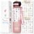 Pregnancy Water Bottle Tracker(Black), 1st Trimester Must Haves Gift for First Time Moms, with 2 Different Weekly Stickers, Early Essentials Gifts for Pregnant Women, Maternity, BPA Free