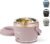 Crock-Pot 20oz Portable Electric Food Warmer, Personal Lunch Box Keeps Food Spill-Free & Warm, Ideal for Travel, Work, School, Car, On-the-Go, Dishwasher-Safe, Giftable, Blush Pink