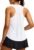 Women’s Workout Tops Racerback Athletic Tank Tops Sleeveless Loose Fit Yoga Running Gym Shirts for Women
