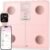 Ovutek Smart Scale for Body Weight, Professional Bathroom Digital Weighing Scale with BMI, Body Fat, Muscle Mass, Accurate Bluetooth Home User Health Equipment Sync Apps – Pink