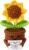 Emotional Support Plush Plant Crochet Sunflower Gifts for Women Mom Teacher Coworker Get Well Birthday Gifts for Women Her Him Wife Girlfriend Boyfriend