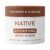 Native Coconut & Vanilla Exfoliating Body Scrub for Women & Men, 1 Wash to Soft, Smooth Skin, Gently Exfoliates Even Sensitive Skin, Clean Formula, Enhances Skin Radiance, Free of Silica, 12 oz