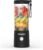 BlendJet 2 Portable Blender for Smoothies & Shakes – 16oz BlendJet Cordless Personal & Small Blender, USB-C Rechargeable & Self Cleaning – (Black)