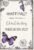 YPY Inspirational Quote Canvas Wall Art : Purple Butterfly Picture Motivational Framed Poster, What if I Fall Positive Sign for Teen Girl Bedroom 10″ x 15″