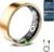 Mirlray Smart Ring for Women & Men, Smart Ring Health Tracker, Blood Oxygen & Heart Rate Monitor, Long Lasting Battery Sleep Ring, Waterproof Fitness Ring (Rose Gold, 8)