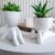Small Fake Plant Office Decor for Women – Desk Decorations – Cute Office Decor – Office Plants Decor for Wall Shelf – Succulents Fake Plants Home Decor – Office Desk Accessories