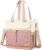 JOYHILL Lunch Bag for Women, Lunch Tote Leakproof Insulated Lunch Box with Shoulder Strap, Adult Reusable Lunch Cooler Tote Bags for Work Picnic Camping Beach (A-PINK)