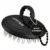 Jupiter Scalp Exfoliator – Scalp Massager Tool for Wet & Dry Hair – Ergonomic Detangler Brush – Dandruff Comb & Scrub to Remove Dandruff & Buildup and Support Circulation – Black/White