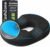 Donut Pillow Seat Cushion – Cooling Gel Donut Chair Cushions, Memory Foam Seat Cushion for Office & Home, Car Seat Cushion and Butt Pillow, Hemorrhoids Pillow and Tailbone Pain Relief, Black