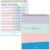 S&O Striped Habit Tracker Calendar – 24 Month Daily task Journal – Undated Routine Planner with Personalized Goal Chart for Health, Fitness & Finance – Weekly Chore Chart for Adults