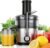 Juicer Machines, 1200W Juicer with 3″ Feed Chute for Whole Fruits and Vegs, Dual Speeds Centrifugal Juice Extractor, Heavy Duty Full Copper Motor, 35oz Large Juice Jug, Stainless Steel