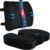 CushZone Ergonomic Seat Cushion & Lumbar Support Pillow – Memory Foam for Sciatica Pain Relief & Posture Correction, Non-Slip Chair Cushions for Office Chair/Car/Wheelchair/Travel (Black)